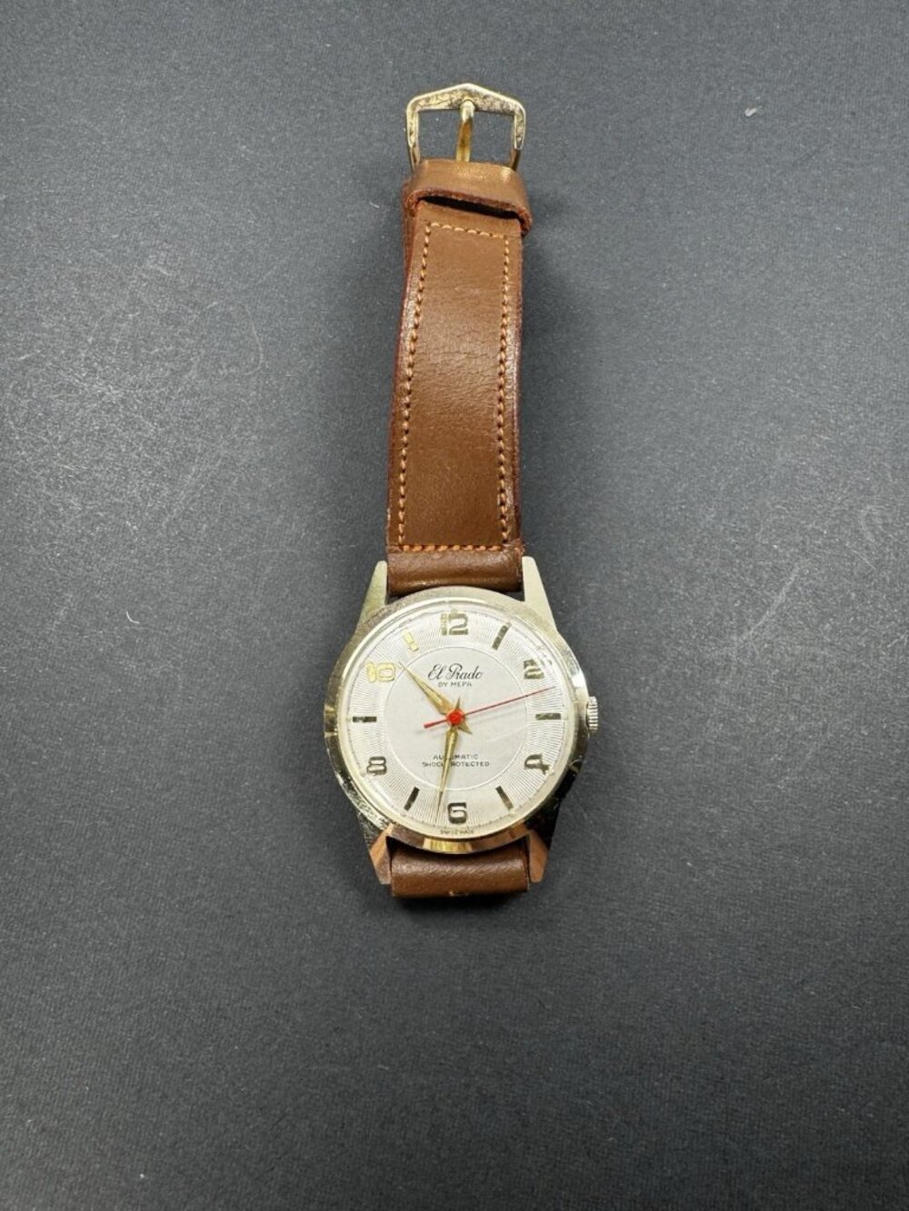 El Prado by Mepa Automatic 17 Jewel Swiss Mens Watch Continental Running